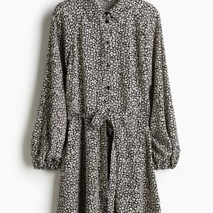H&M Balloon-Sleeved shirt dress XXL NWOT